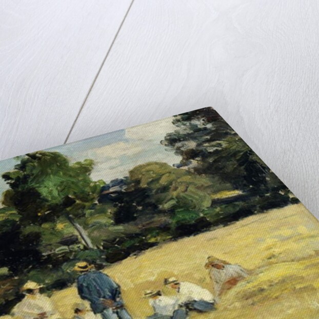 The Harvesters Rest, Montfoucault; Le Repos des Moissoneurs, Monfoucault, 1875 by Camille Pissarro