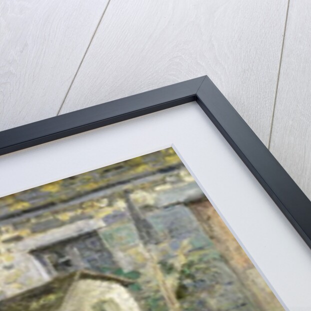 Mother Presle, Montfoucault; La Mere Presle, Montfoucault, 1874 by Camille Pissarro