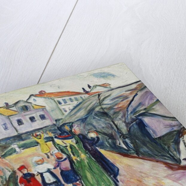 Street in Kragero by Edvard Munch