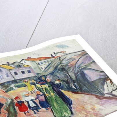 Street in Kragero by Edvard Munch
