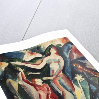 The Exotic Dance; Der Exotische Tanz, 1917 by Josef Eberz