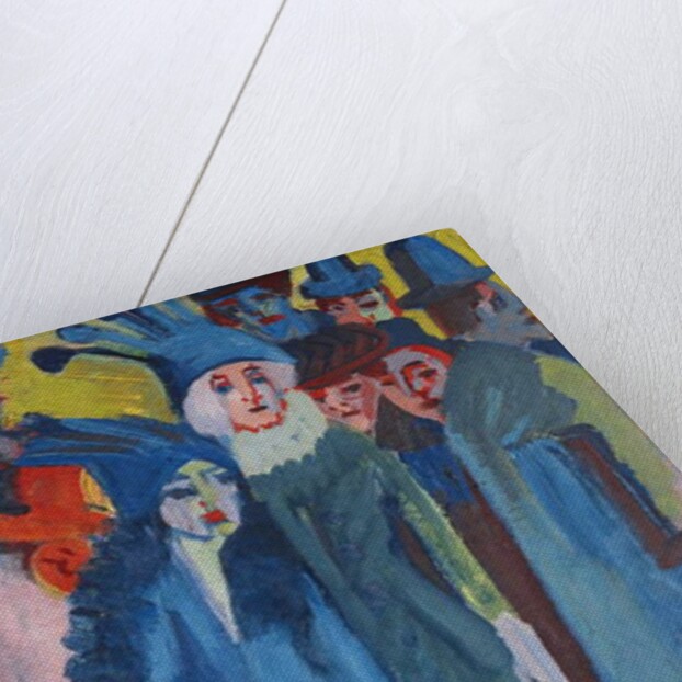 Street Scene; Strassenszene, 1913 by Ernst Ludwig Kirchner