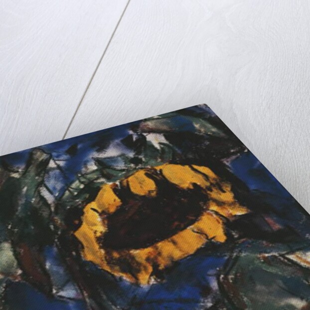 Sunflower; Sonnenblume by Christian Rohlfs