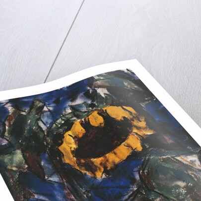 Sunflower; Sonnenblume by Christian Rohlfs