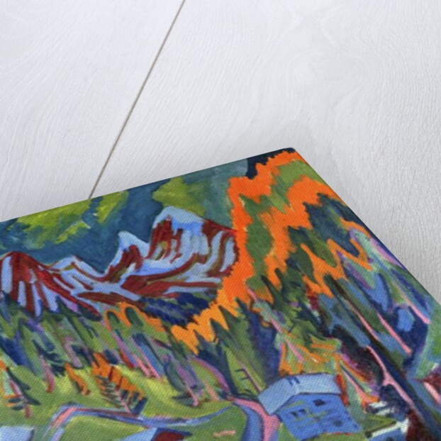 Sertig Path in Summer; Sertigweg im Sommer, 1923 by Ernst Ludwig Kirchner