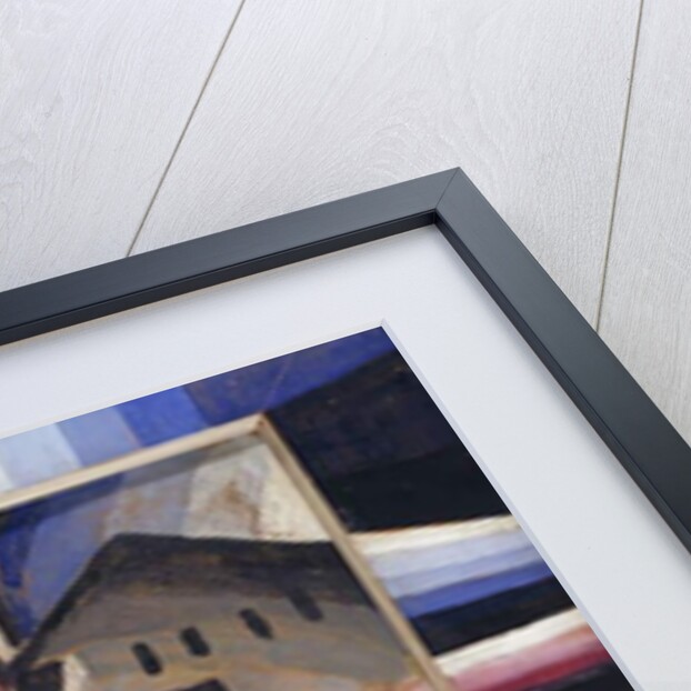 House in the Landscape; Hauser in Landschaft, c.1920 by Arthur Segal