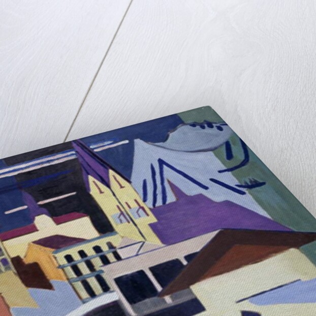 Davos-Platz Railway Station; Davos-Platz am Banhof, 1931 by Ernst Ludwig Kirchner