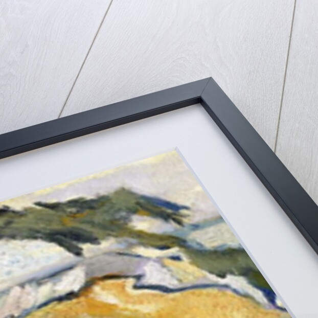 Frieda, the Artist's Wife, Leaning over the Balcony, c.1919-1922 by Leo Putz