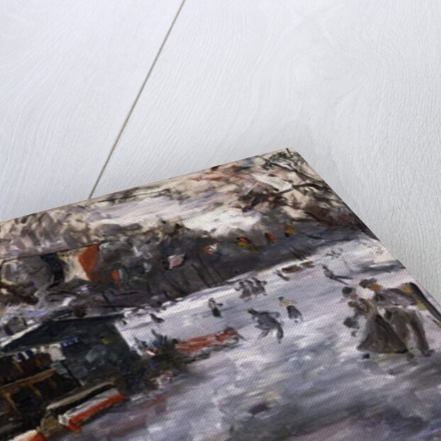 Ice-skating rink in the Tiergarten, Berlin; Eisbahn im Berliner Tiergarten, 1909 by Lovis Corinth