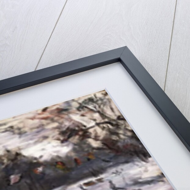 Ice-skating rink in the Tiergarten, Berlin; Eisbahn im Berliner Tiergarten, 1909 by Lovis Corinth