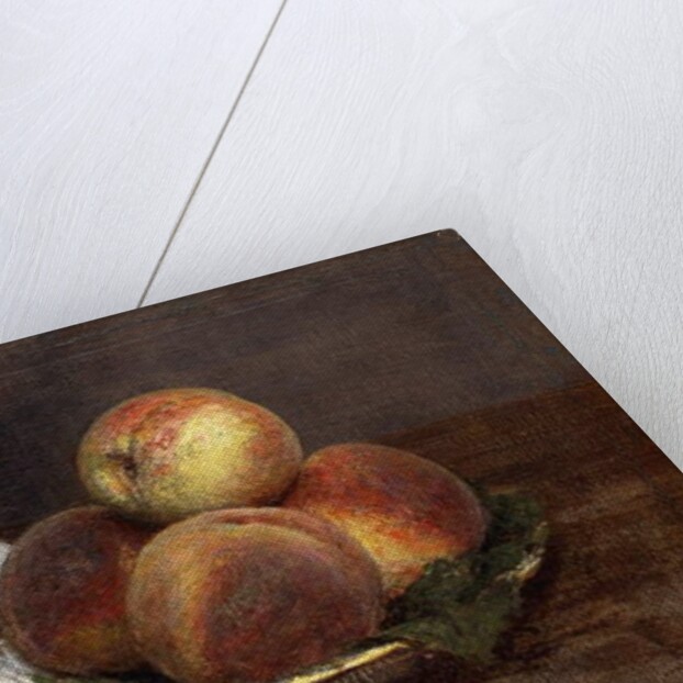 The Bowl of Peaches; Le Bol de Peches, 1869 by Ignace Henri Jean Fantin-Latour