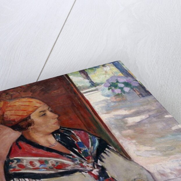 Woman in a Bandana at Prefailles; Femme au Madras a Prefailles, 1922 by Henri Lebasque