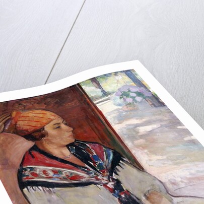 Woman in a Bandana at Prefailles; Femme au Madras a Prefailles, 1922 by Henri Lebasque