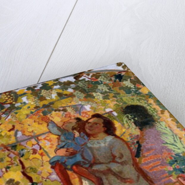 Mother and Child under the Vine; Mere et Enfant sous la Vigne by Maurice Denis