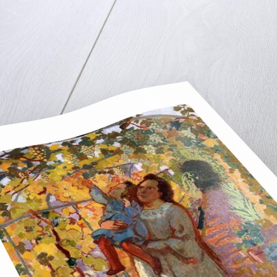 Mother and Child under the Vine; Mere et Enfant sous la Vigne by Maurice Denis