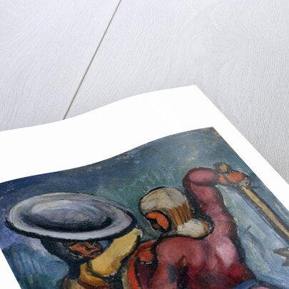 Two Warriors; Zwei Kampfende, 1910 by August Macke