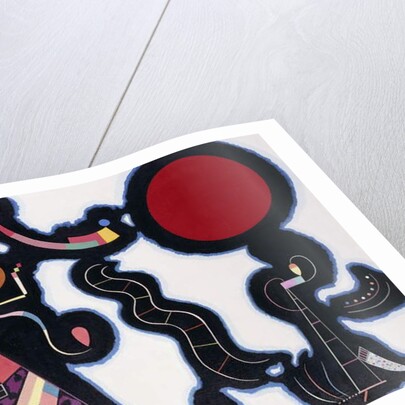 The Red Circle; Der Rote Kreis, 1939 by Wassily Kandinsky
