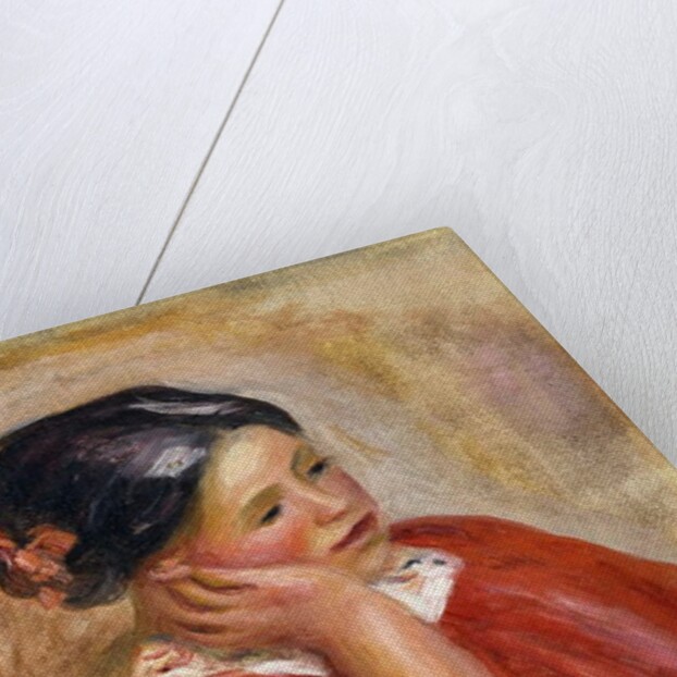 Gabrielle Leaning; Gabrielle Acoudee by Pierre Auguste Renoir