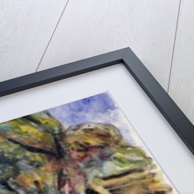 Woman in Blue, Seated; Femme en Bleu Assise by Pierre Auguste Renoir