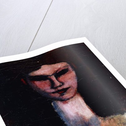 Bust of a Young Woman; Buste de Jeune Femme, c.1910-11 by Amedeo Modigliani