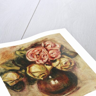 Vase of Roses; Vase de Roses by Pierre Auguste Renoir