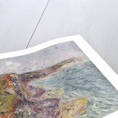 Sailboats near the Cliffs, Yport; Voiliers pres de Falaises, Yport, 1924 by Gustave Loiseau