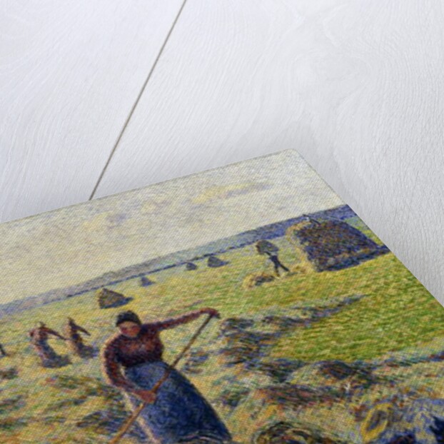 Harvesting Hay, Eragny; La Recolte des Foins, Eragny, c.1887 by Camille Pissarro