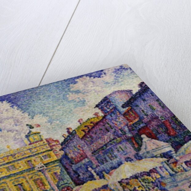 The Herb Market, Verona; la Place aux Herbes, Verone by Paul Signac