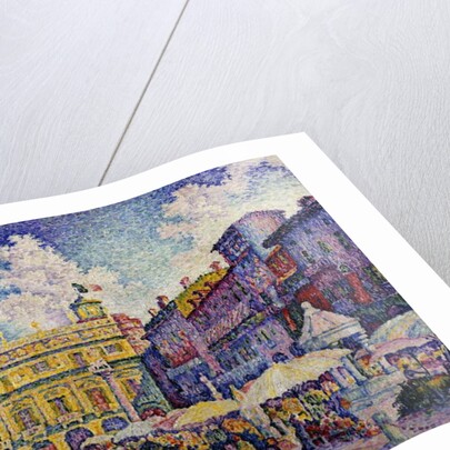 The Herb Market, Verona; la Place aux Herbes, Verone by Paul Signac