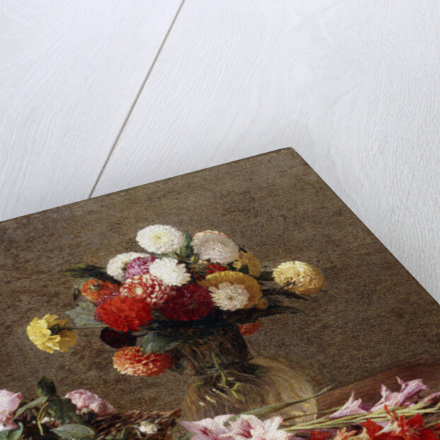 Dahlias, 1896 by Ignace Henri Jean Fantin-Latour