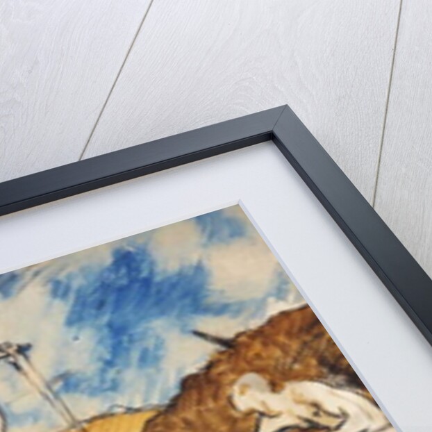 The Howitzer in Action, c.1917 by William Orpen