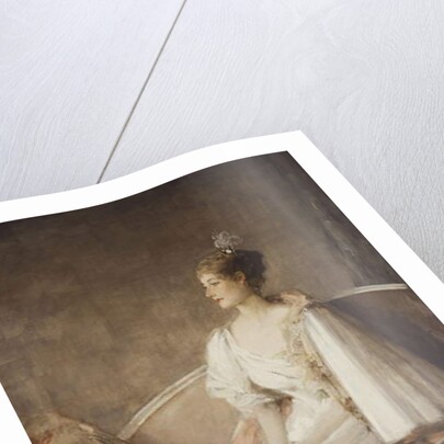 Portrait of a Lady seated on a Sofa, c.1900 by John Lavery