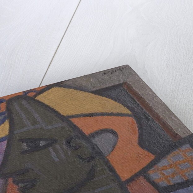 Design with Benin Head by Mark Gertler