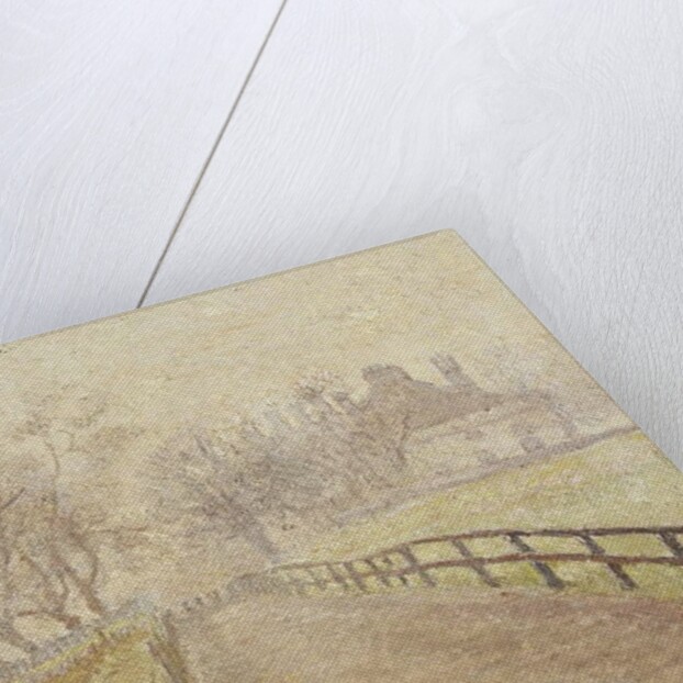 A Foggy Morning, Mortlake, 1907 by Lucien Pissarro