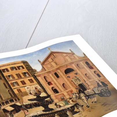 Square in Rome, 1925 by Christopher Wood