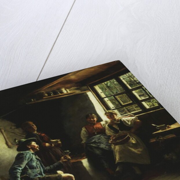 The Courtship, 1880 by Emil Karl Rau