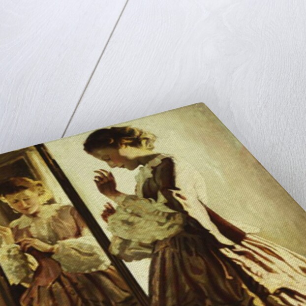 The Reflection by Josef Engelhart