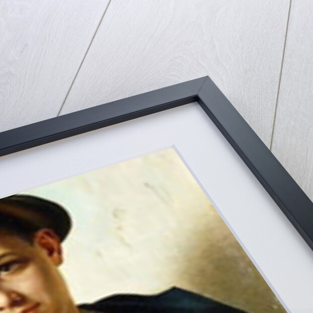 A Young Accordian Player by Vittorio Rignano