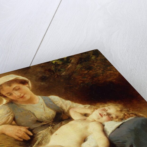 A Mother with her Sleeping Child, 1896 by Leon Bazile Perrault