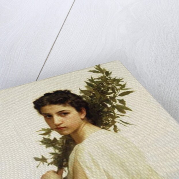 A Nymph Holding a Laurel Branch, 1900 by William-Adolphe Bouguereau