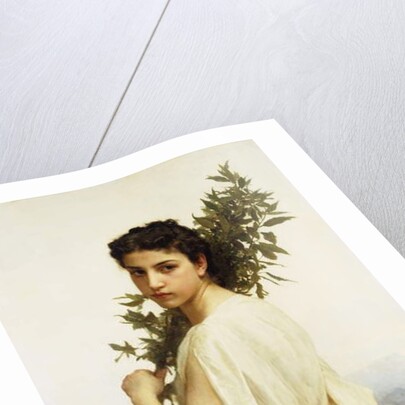 A Nymph Holding a Laurel Branch, 1900 by William-Adolphe Bouguereau