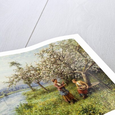 Country Women after Fishing on a Summer's Day by Louis Aston & Knight Daniel Ridgway (1839-1924) Knight