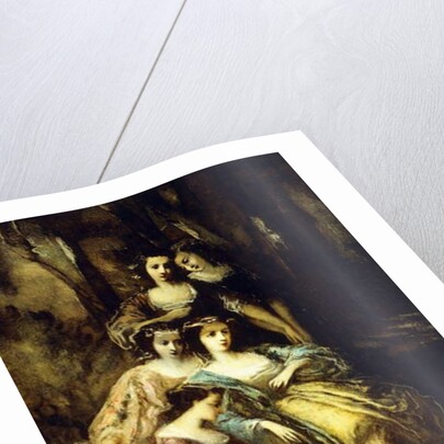 Empress Eugenie and Her Attendants, by Adolphe Joseph Thomas Monticelli