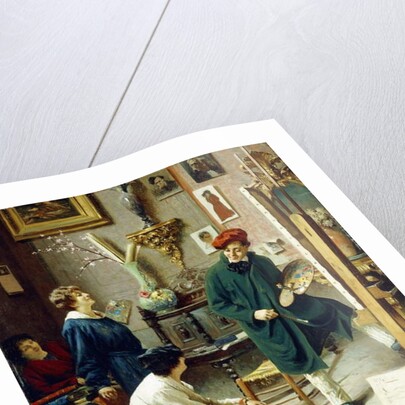 The Artist's Studio by Pompeo Massani