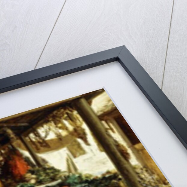 A Vegetable Market; Un Marche aux Legumes, 1874 by Frans Meerts