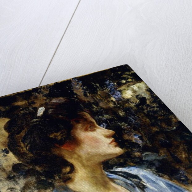 Young Woman in Blue - Miss H. Strom by James Jebusa Shannon