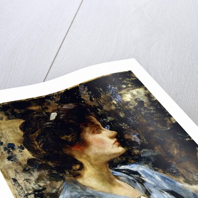 Young Woman in Blue - Miss H. Strom by James Jebusa Shannon