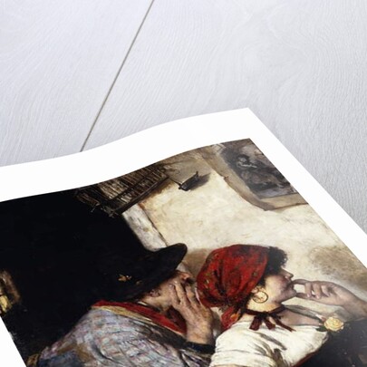 The Gypsy Couple, 1887 by Alfred Roll