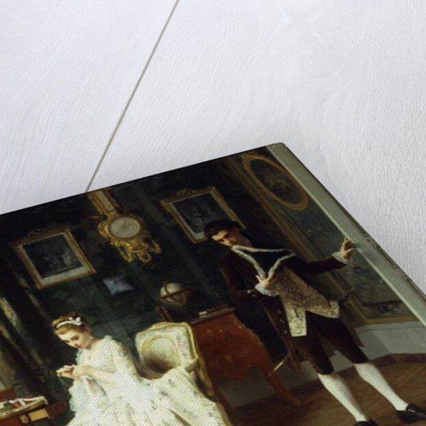 The Visitor, 1881 by Joseph Caraud