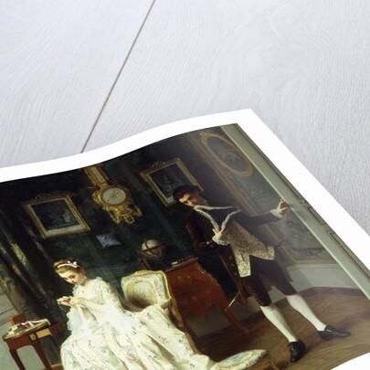 The Visitor, 1881 by Joseph Caraud